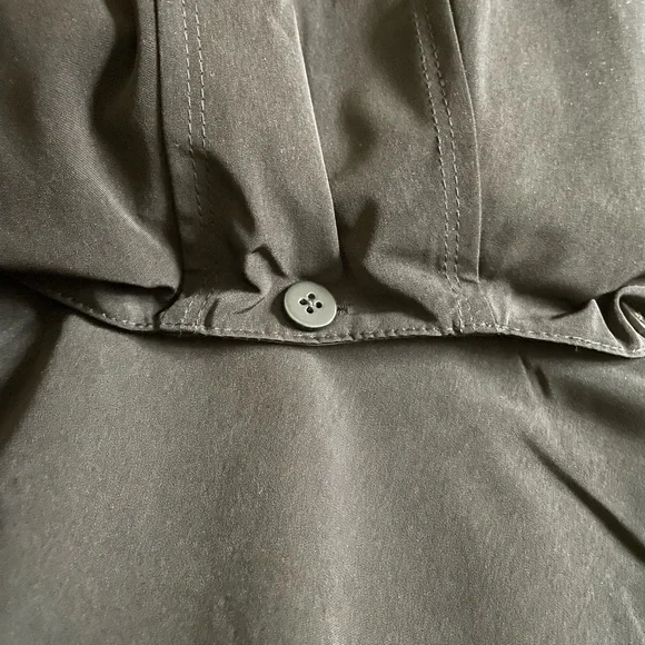 London Fog Women's Black Trench Coat with Red Lining - Picture 10 of 11